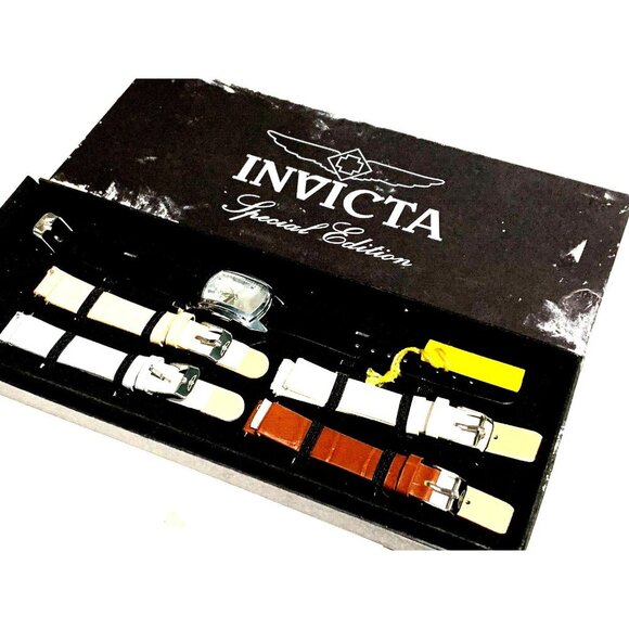 Invicta Women's Watch 35344 Lupah Quartz Special Edition 4 Extra Leather Bands - Picture 3 of 13